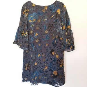 Carolina Belle | Burnout Velvet Sheath Dress